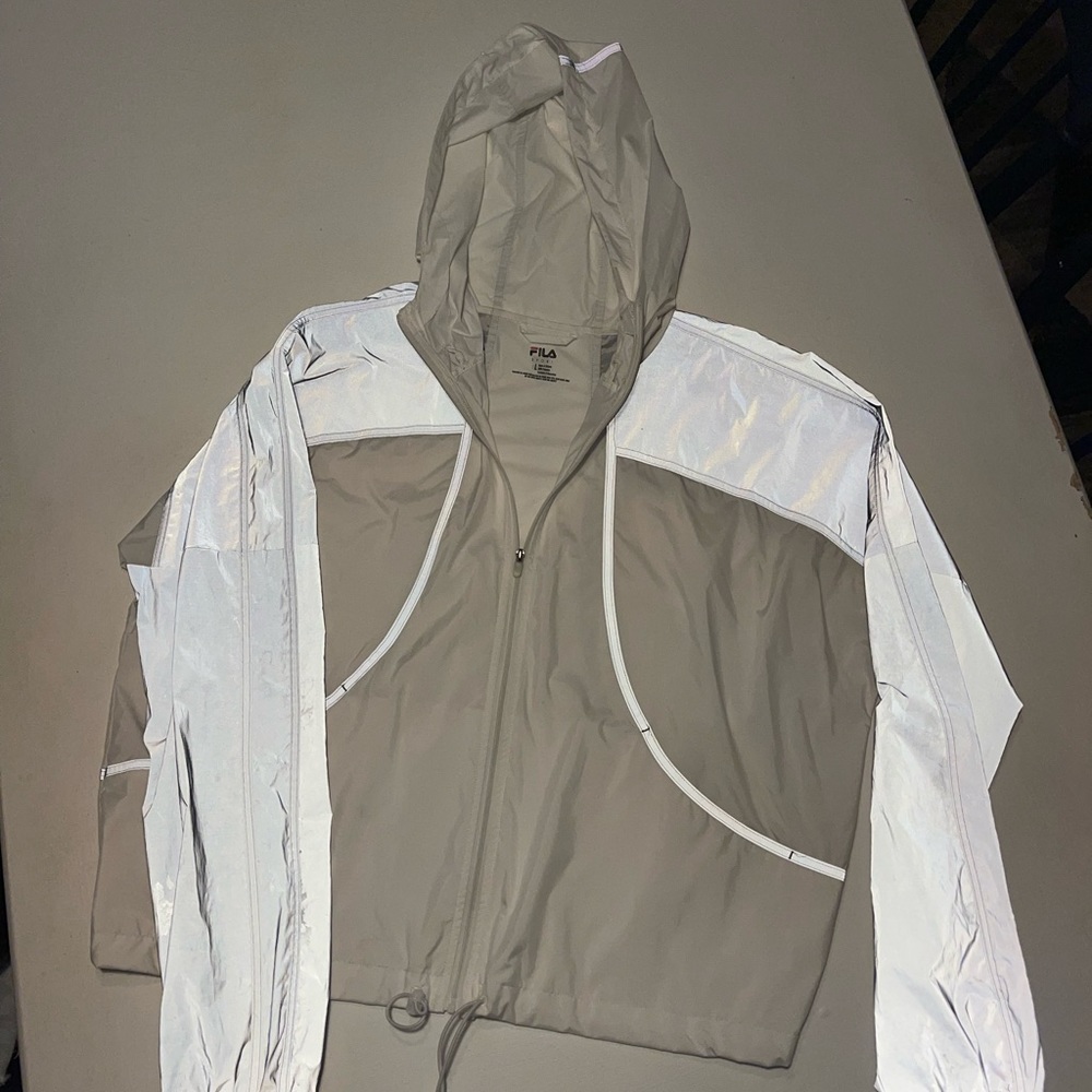 Reflective FILA zip up